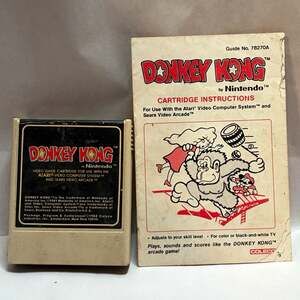 Coleco Donkey Kong Original Manual Instructions Booklet Atari 2600 English